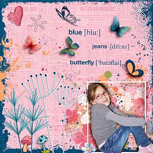 bluejeans & Buttefly