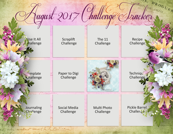 August Challenge Tracker