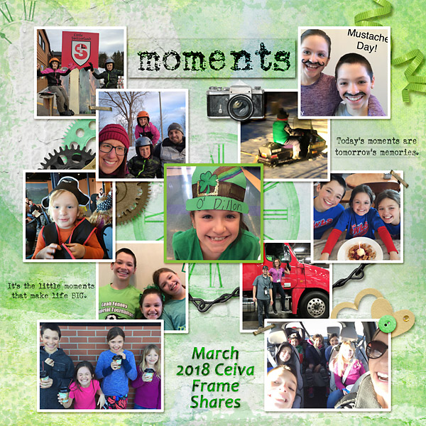 Moments  . . . March 2018