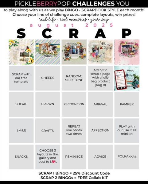 Scrap Bingo Card 1