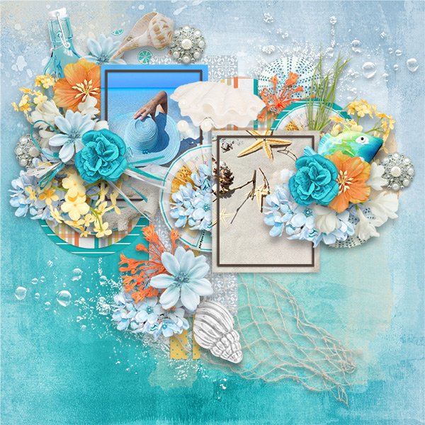 The blue sea