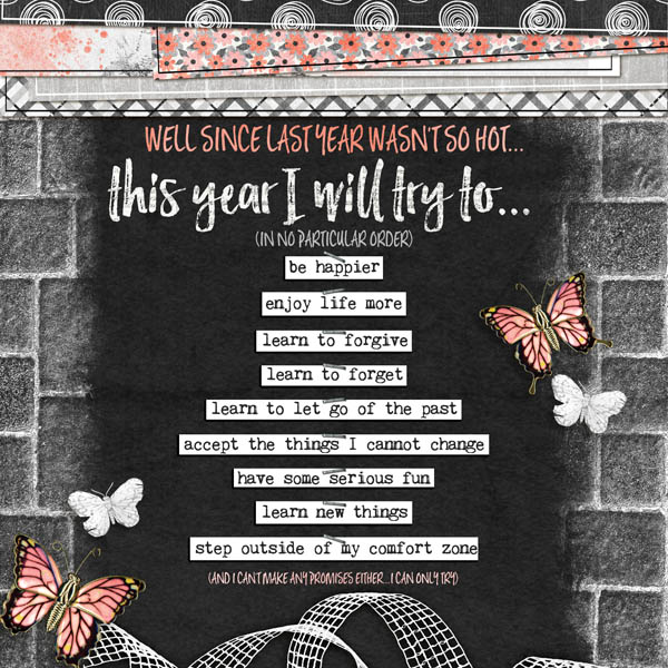 This Year I Will...