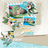 Scrap Easy Templates 36 Scrapbook Page by Bernice