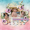 Scrap Easy Templates 36 Scrapbook Page by Evelyn