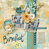 Scrap Easy Templates 38 Scrapbook Page by Karen Diamond