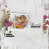 August Memories collection: layout by Elizabeth