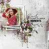 August Memories collection: layout by Natasha