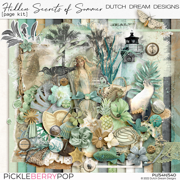 Hidden Secrets of Summer - Page Kit