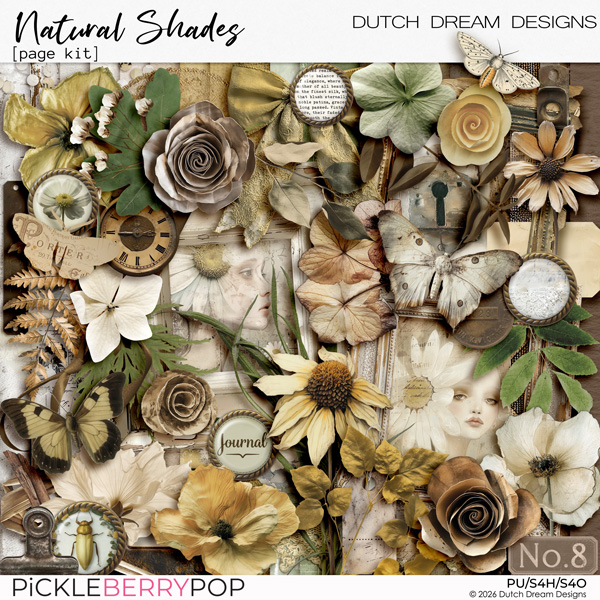 Natural Shades - Page Kit