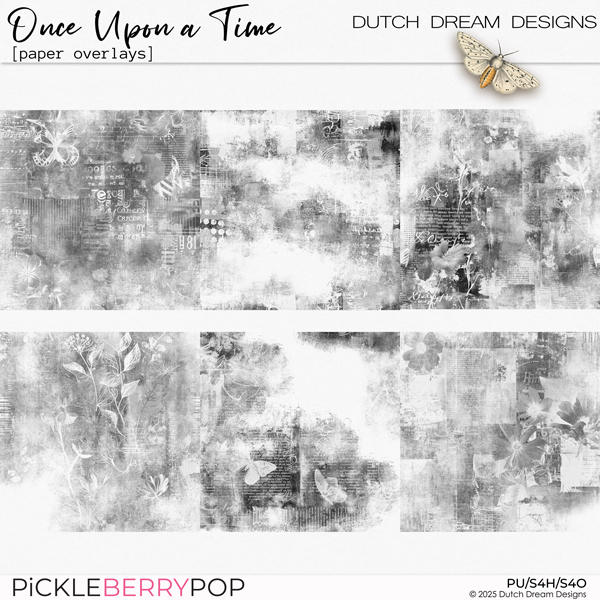 Once Upon a Time - Paper Overlays