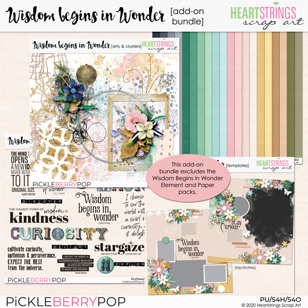 Wisdom Begins in Wonder Add On Bundle