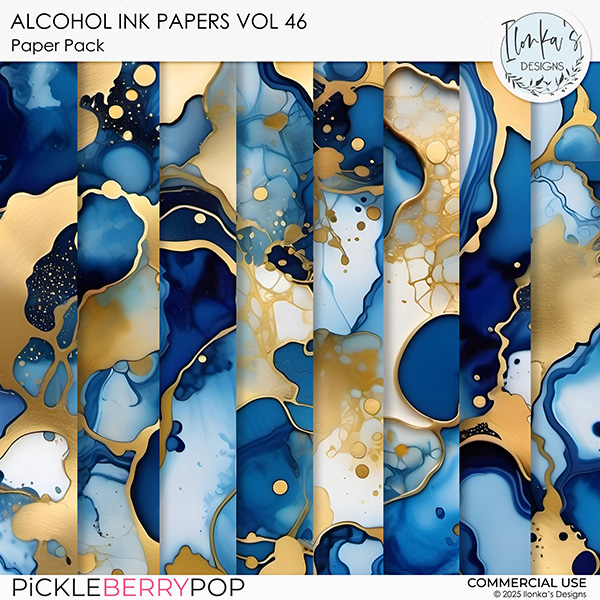 CU Alcohol Ink Papers Vol 46 by Ilonka's Designs  CU Alcohol Ink Papers Vol 46 by Ilonka's Designs
