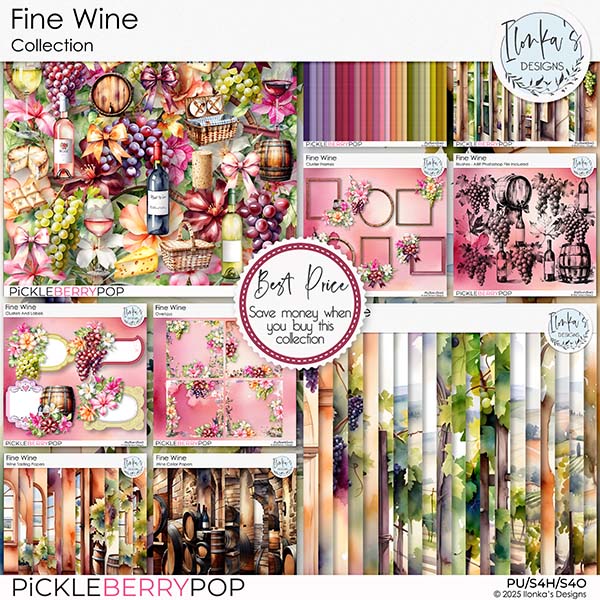 Fine Wine Collection by Ilonka's Designs