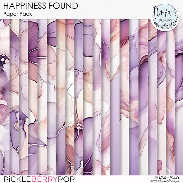 Happiness Found Paper Pack by Ilonka's Designs