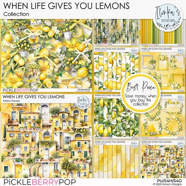 When Life Gives You Lemons Collection by Ilonka's Designs