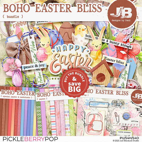 Boho Easter Bliss Bundle by JB Studio