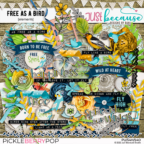 Free As A Bird Elements by JB Studio