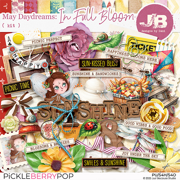 May Daydreams: In Full Bloom Kit by JB Studio