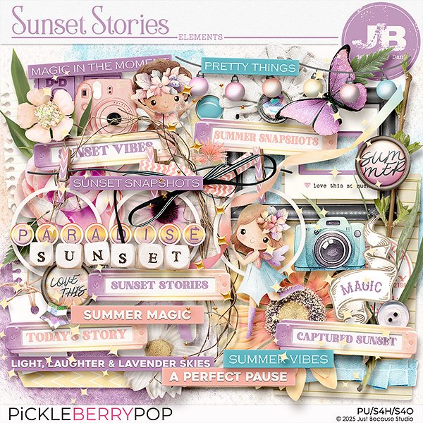 Sunset Stories Elements by JB Studio
