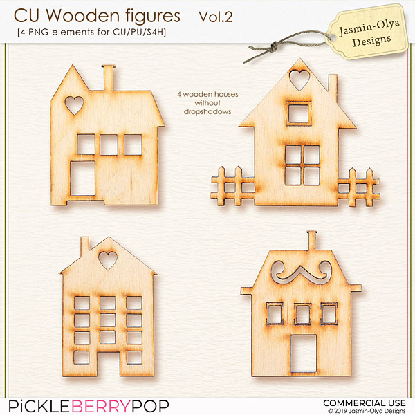 CU Wooden figures Vol.2 (Jasmin-Olya Designs)