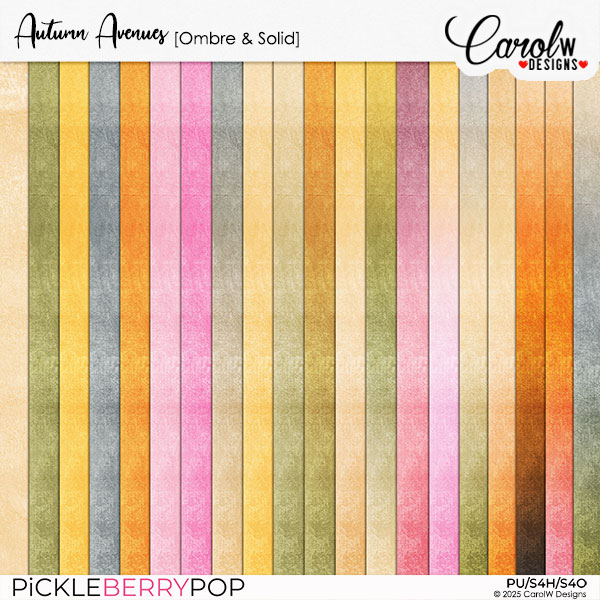 Autumn Avenues-Ombre & Solid