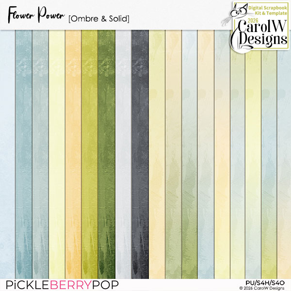 Flower Power Ombre & Solid