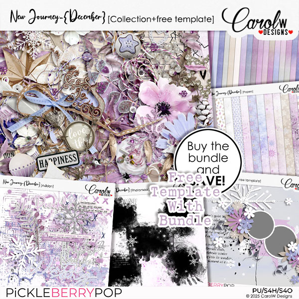 New Journey-{December} Collection+Free template