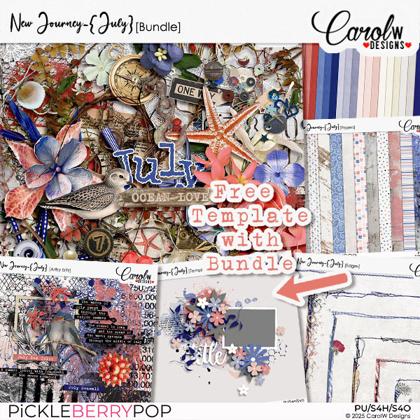 New Journey-{July}-Bundle+Free Template