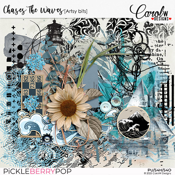 Chases The Waves-Artsy bits