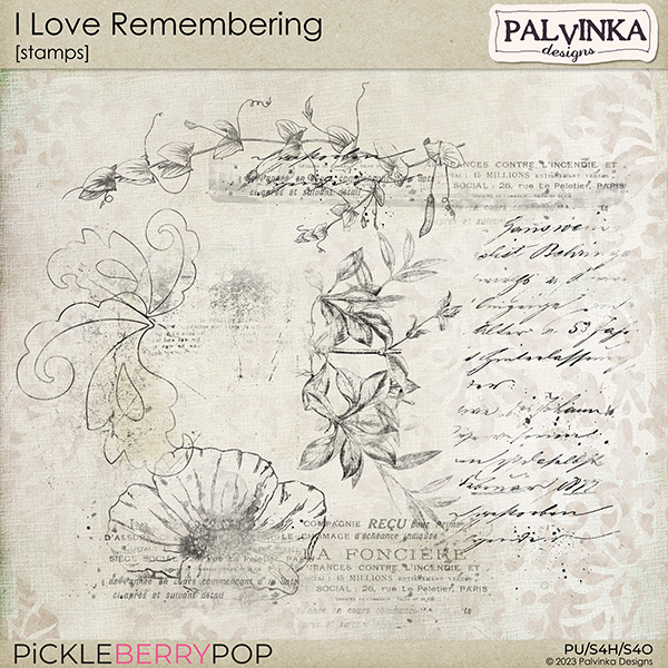 I Love Remembering Stamps