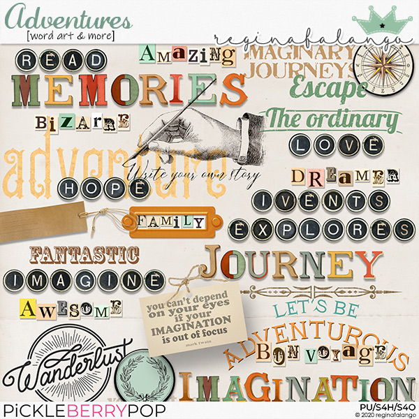 ADVENTURES Word art & more