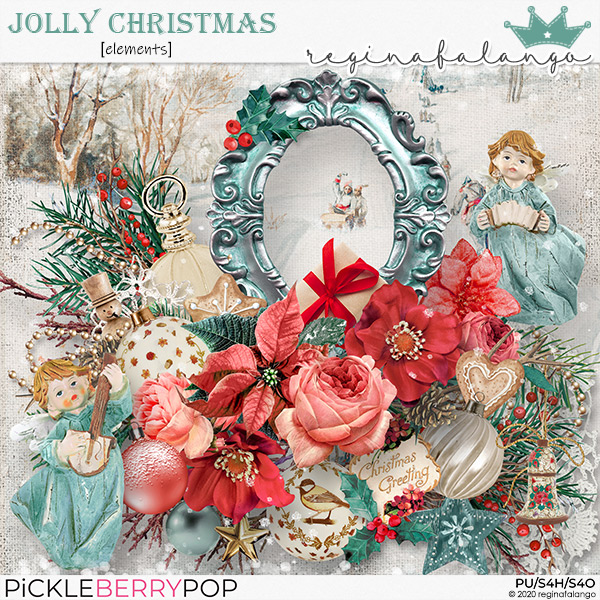 JOLLY CHRISTMAS ELEMENTS