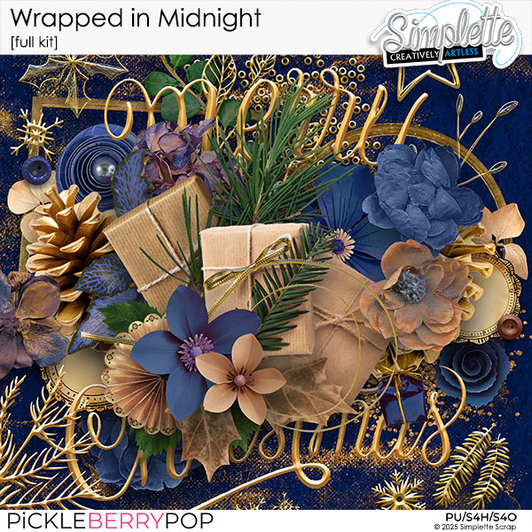 Wrapped in Midnight (full kit) by Simplette