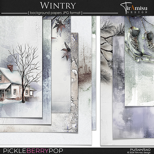 Wintry ~ background papers