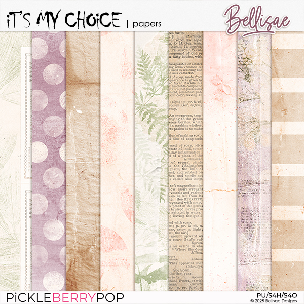 IT'S MY CHOICE | papers by Bellisae