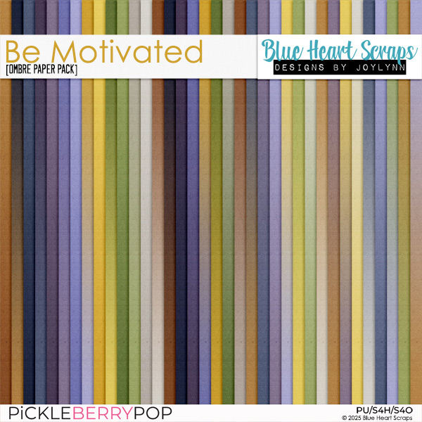 Be Motivated Ombre Paper Pack