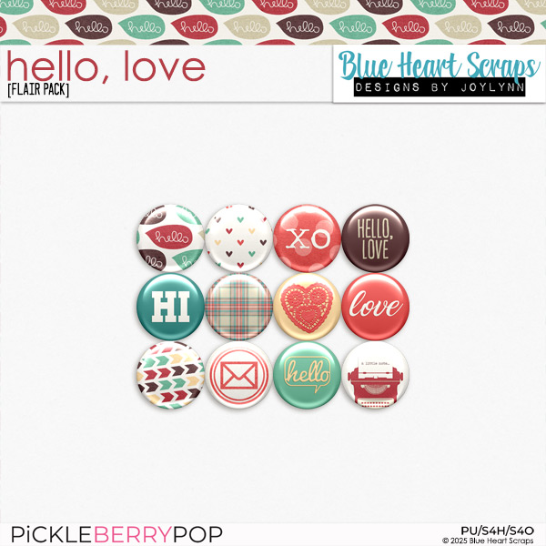 Hello, Love Flair Pack