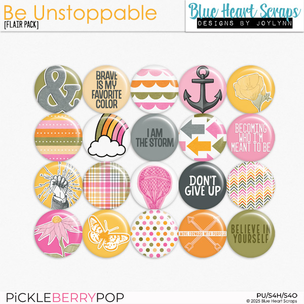 Be Unstoppable Flair Pack