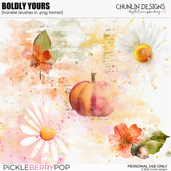 Boldly Yours - transfer brushes in .png format