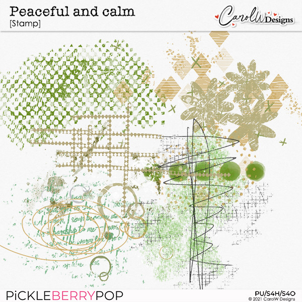 Peaceful and calm-Stamps