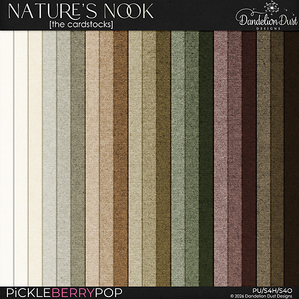 Natures Nook: Cardstocks