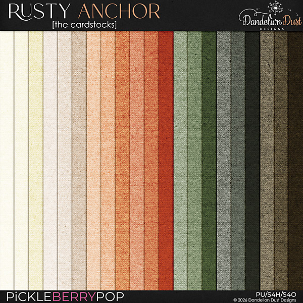 Rusty Anchor: Cardstocks