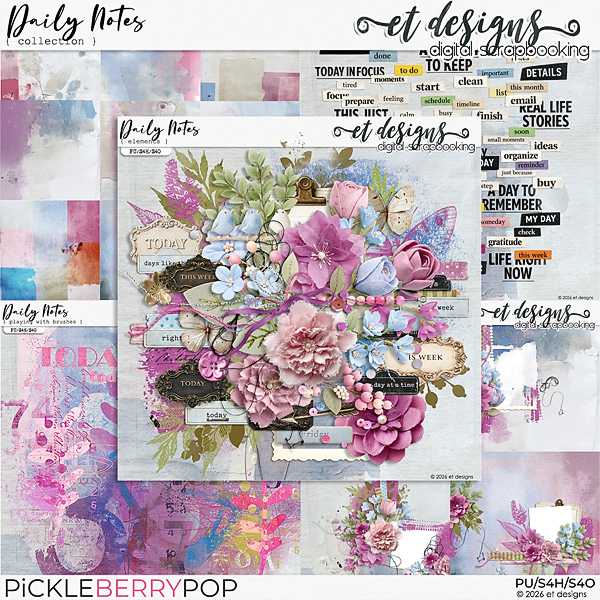 Daily Notes Collection by et designs