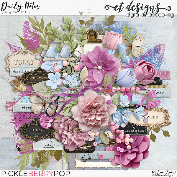 Daily Notes Kit by et designs