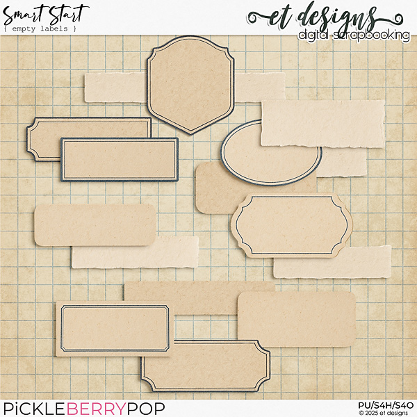 Smart Start Empty Labels by et designs