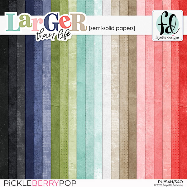 Larger Than Life: Semi-Solid Papers