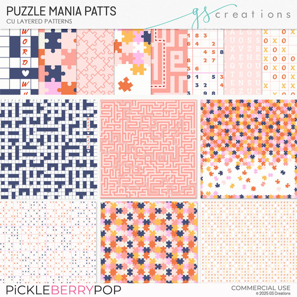 Puzzle Mania Layered Patterns (CU)
