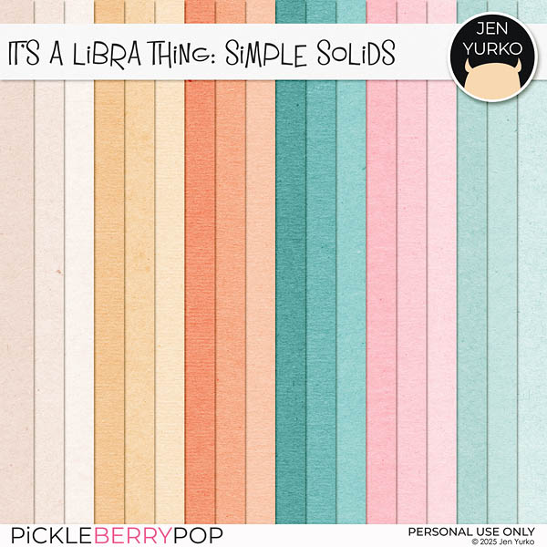 It's a Libra Thing: Simple Solids