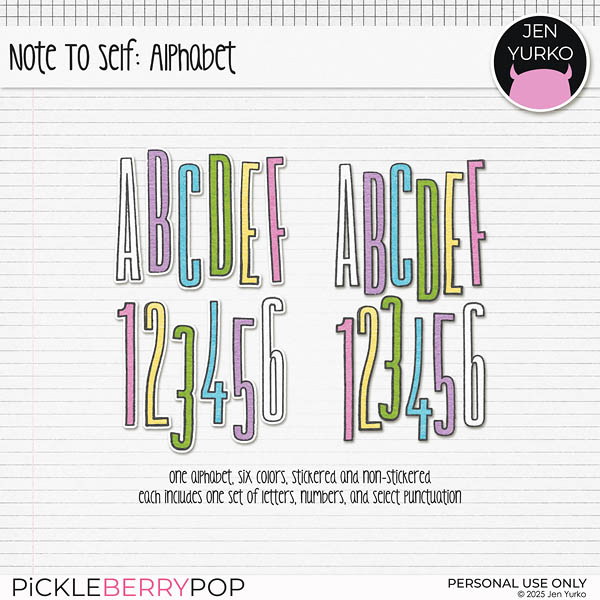 Note to Self: Alphabets Note to Self: Alphabets