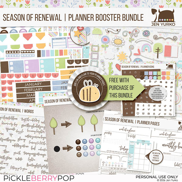 Season of Renewal | Planner Booster Bundle